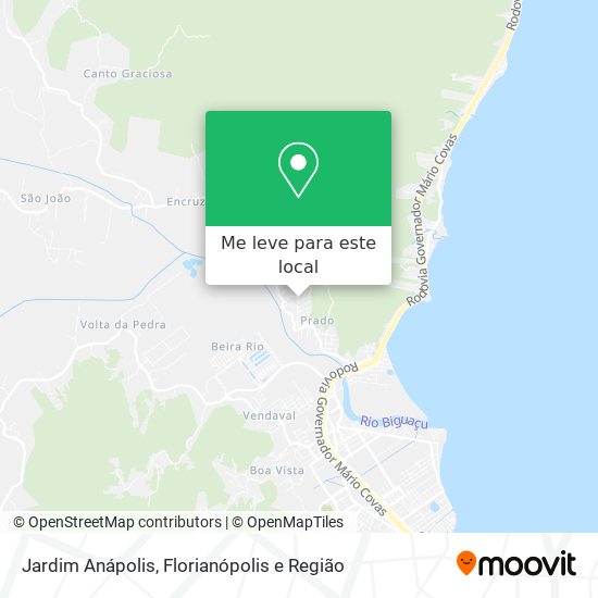Jardim Anápolis mapa