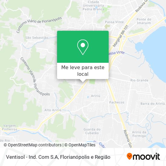 Ventisol - Ind. Com S.A mapa