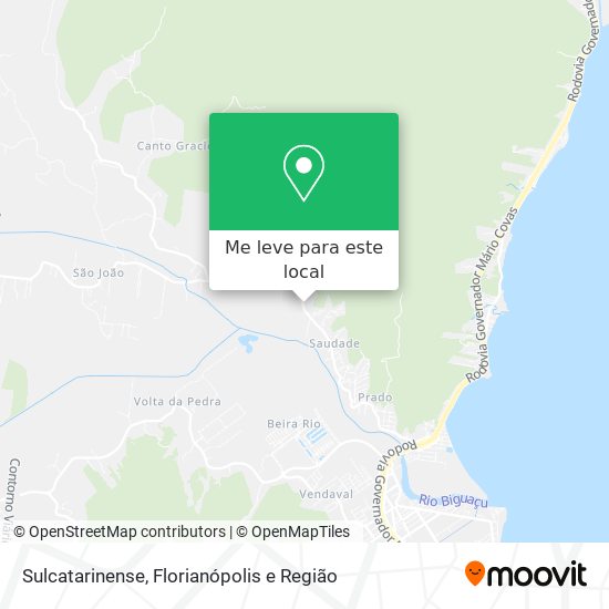 Sulcatarinense mapa