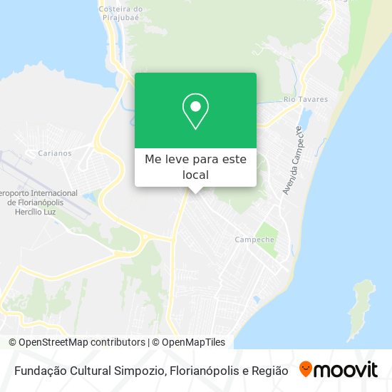 Fundação Cultural Simpozio mapa