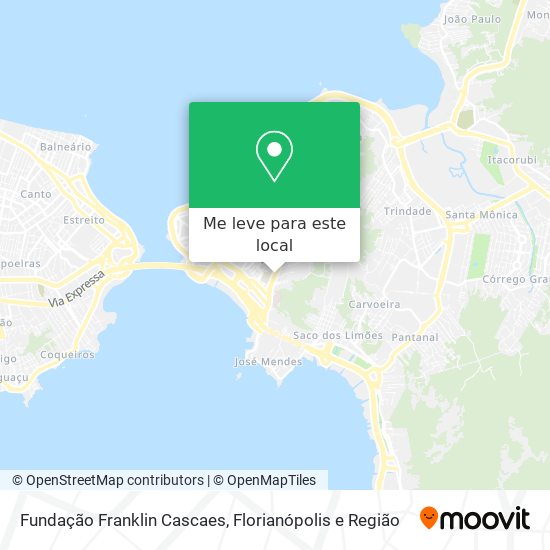 Fundação Franklin Cascaes mapa