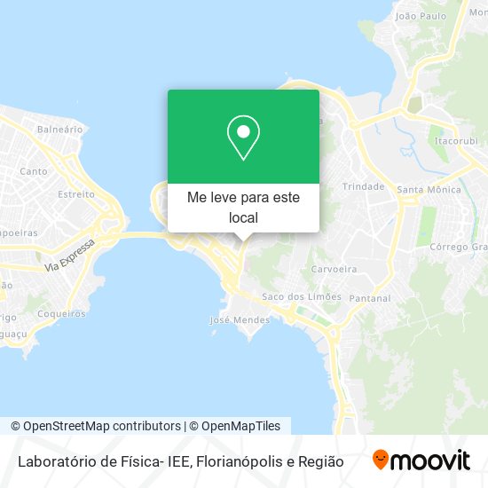 Laboratório de Física- IEE mapa