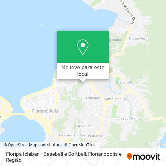 Floripa Ichiban - Baseball e Softball mapa
