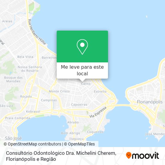 Consultório Odontológico Dra. Michelini Cherem mapa