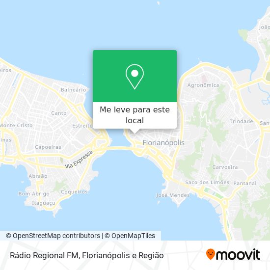 Rádio Regional FM mapa