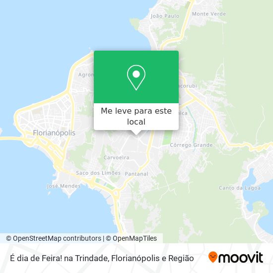 É dia de Feira! na Trindade mapa