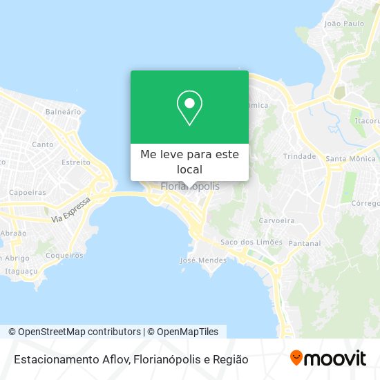 Estacionamento Aflov mapa