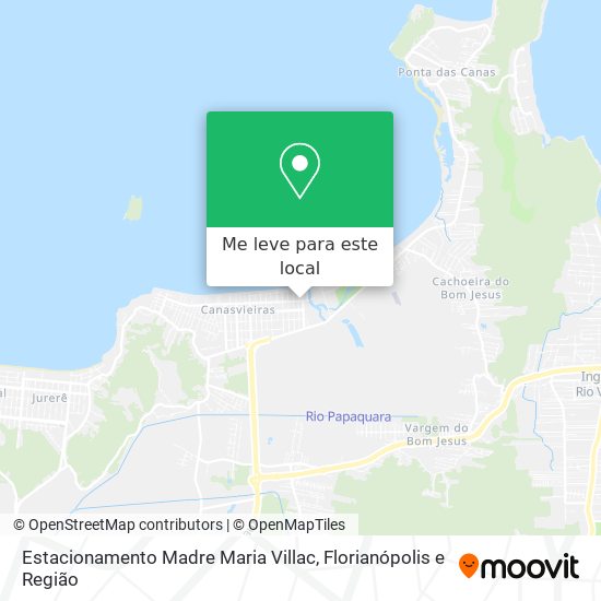 Estacionamento Madre Maria Villac mapa
