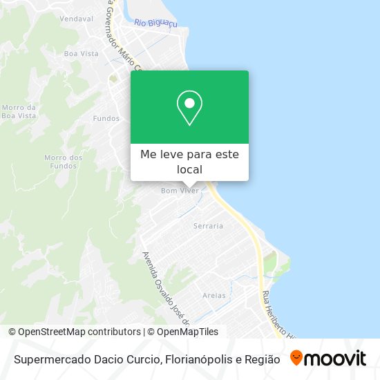 Supermercado Dacio Curcio mapa