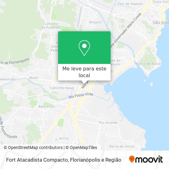 Fort Atacadista Compacto mapa
