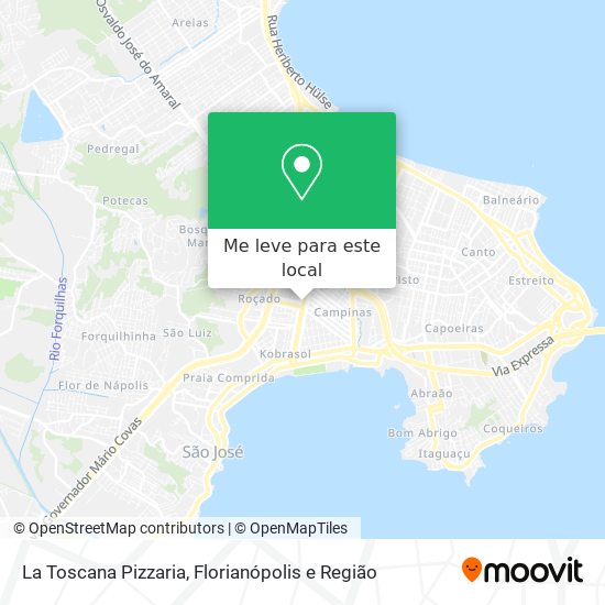 La Toscana Pizzaria mapa