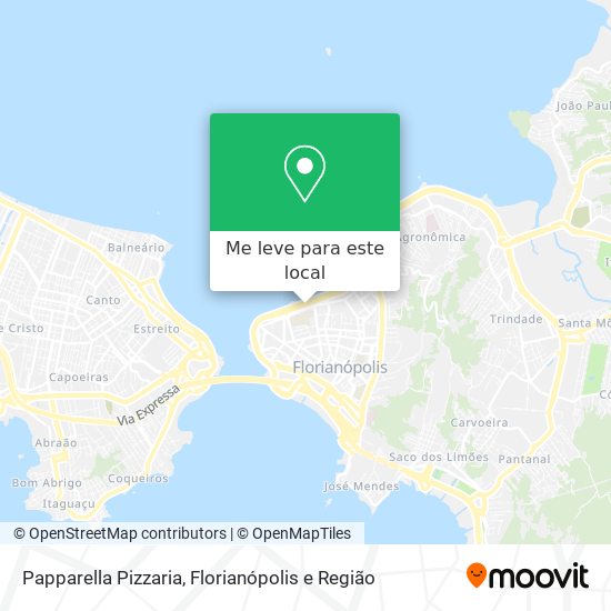 Papparella Pizzaria mapa