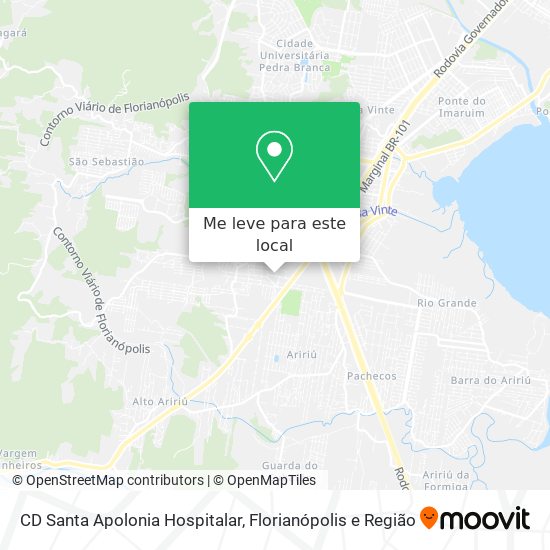 CD Santa Apolonia Hospitalar mapa