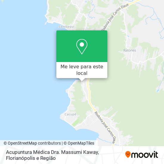 Acupuntura Médica Dra. Massumi Kaway mapa