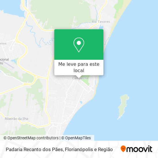 Padaria Recanto dos Pães mapa