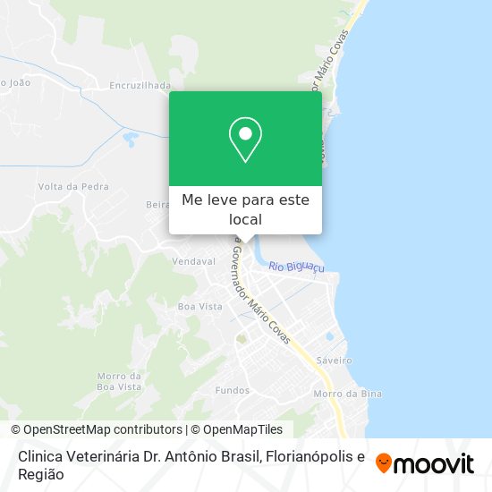 Clinica Veterinária Dr. Antônio Brasil mapa