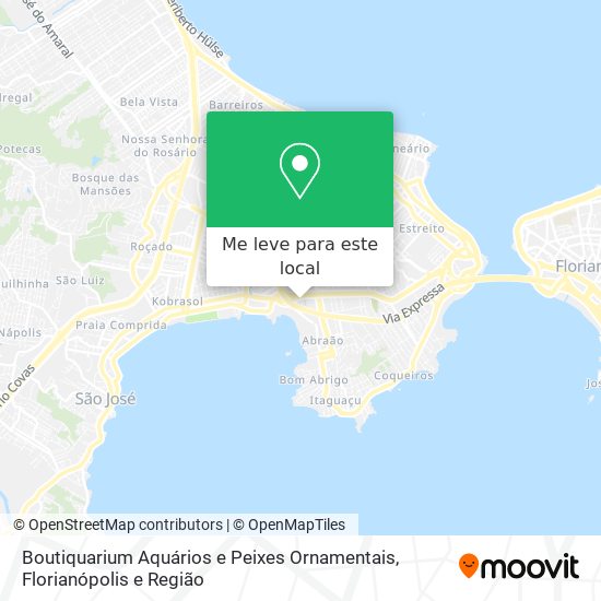 Boutiquarium Aquários e Peixes Ornamentais mapa