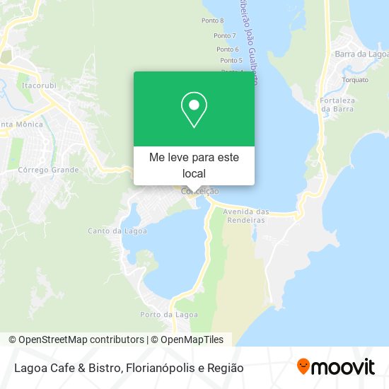 Lagoa Cafe & Bistro mapa