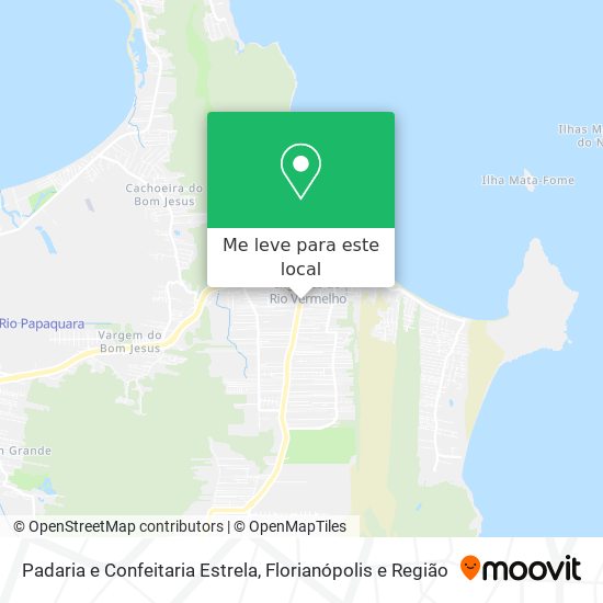 Padaria e Confeitaria Estrela mapa