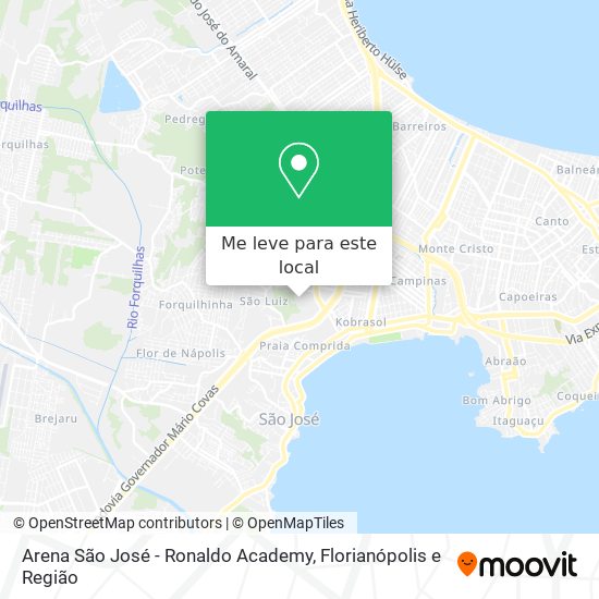 Arena São José - Ronaldo Academy mapa