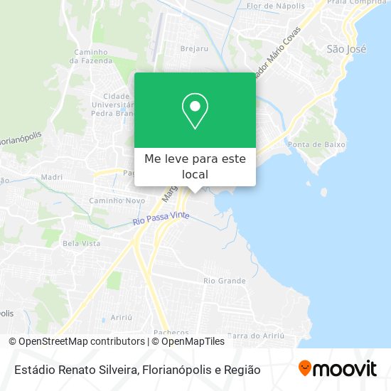 Estádio Renato Silveira mapa