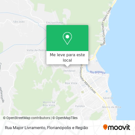 Rua Major Livramento mapa