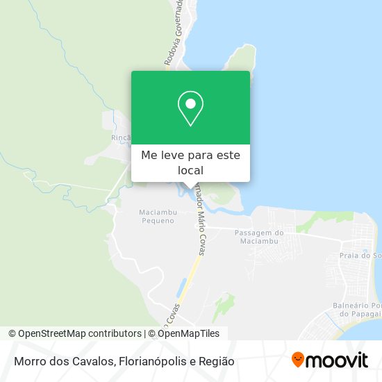 Morro dos Cavalos mapa