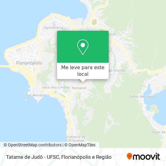 Tatame de Judô - UFSC mapa