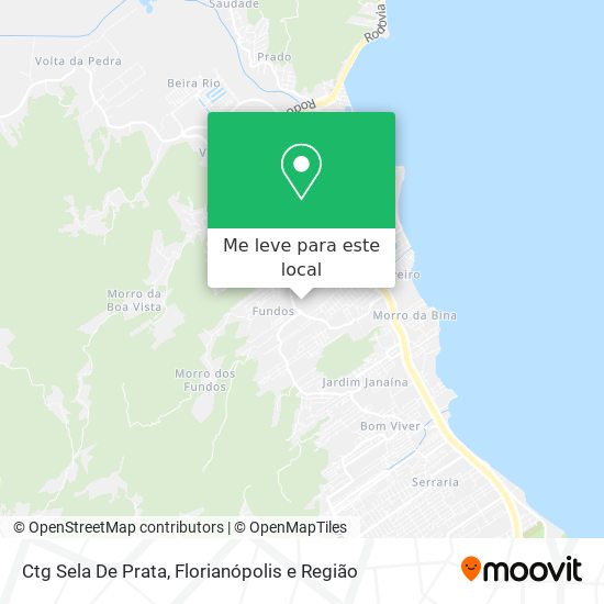 Ctg Sela De Prata mapa