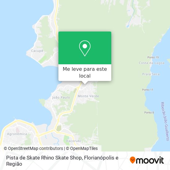 Pista de Skate Rhino Skate Shop mapa