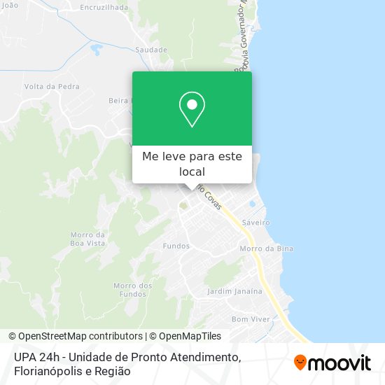 UPA 24h - Unidade de Pronto Atendimento mapa