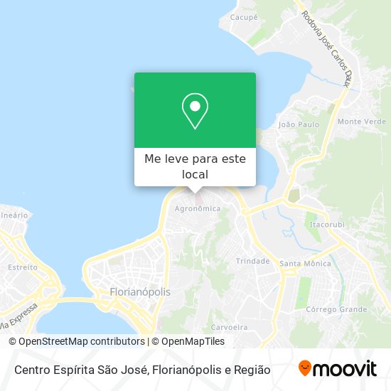 Centro Espírita São José mapa
