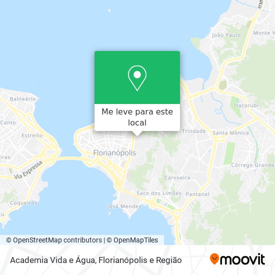 Academia Vida e Água mapa
