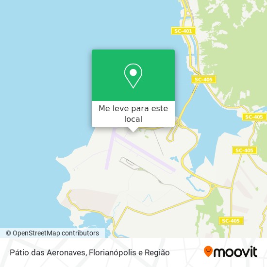 Pátio das Aeronaves mapa