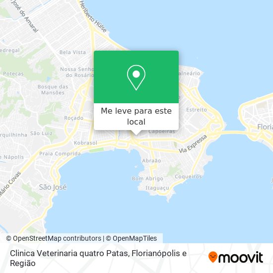 Clinica Veterinaria quatro Patas mapa