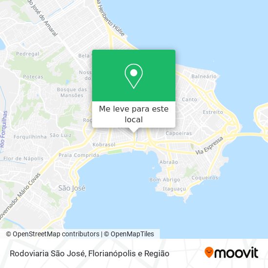 Rodoviaria São José mapa