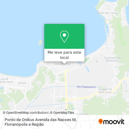 Ponto de Onibus Avenida das Nacoes M mapa