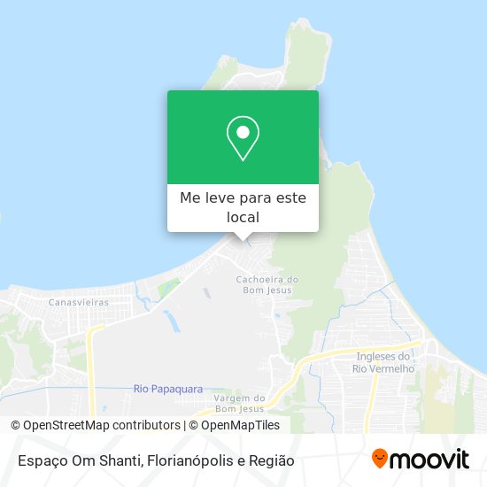 Espaço Om Shanti mapa
