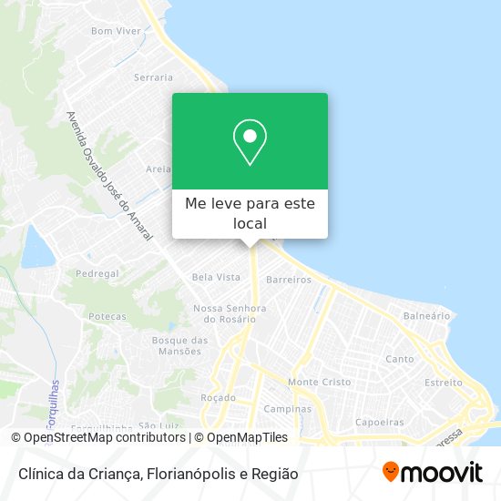 Clínica da Criança mapa
