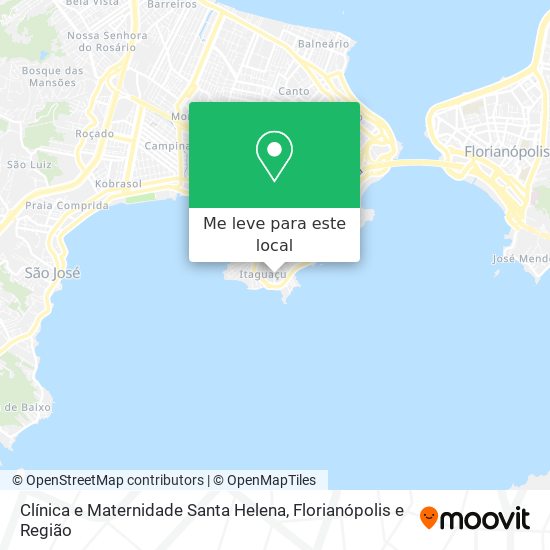 Clínica e Maternidade Santa Helena mapa