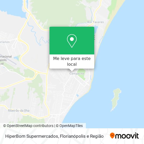 HiperBom Supermercados mapa