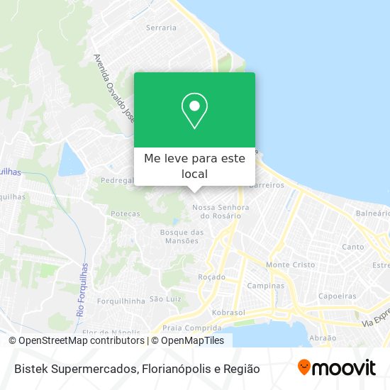 Bistek Supermercados mapa