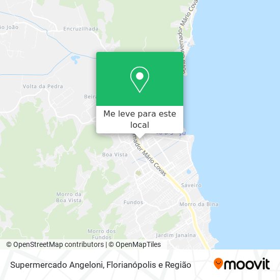 Supermercado Angeloni mapa