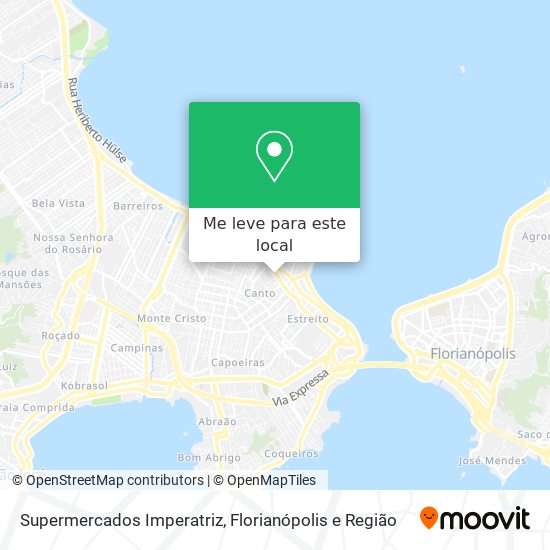 Supermercados Imperatriz mapa