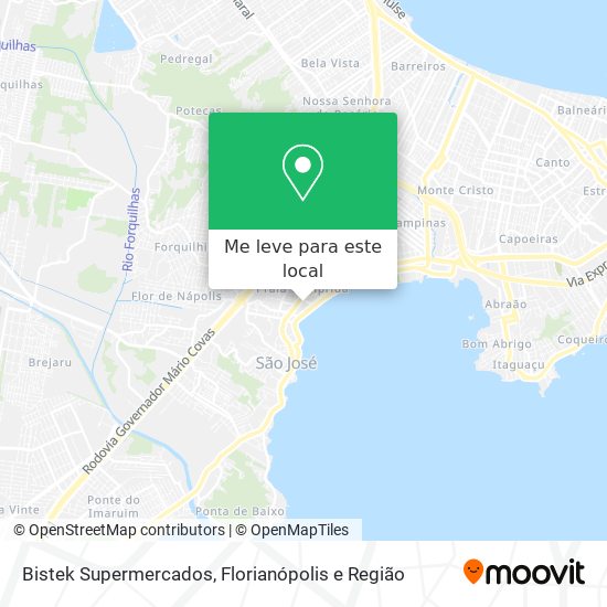 Bistek Supermercados mapa