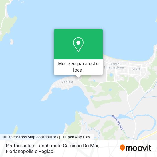 Restaurante e Lanchonete Caminho Do Mar mapa