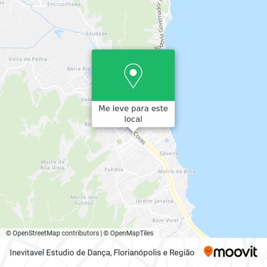 Inevitavel Estudio de Dança mapa
