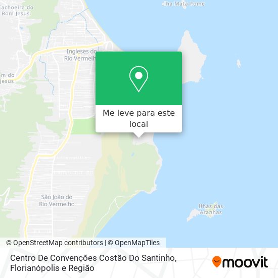 Centro De Convenções Costão Do Santinho mapa