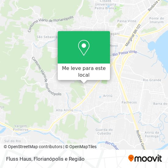 Fluss Haus mapa