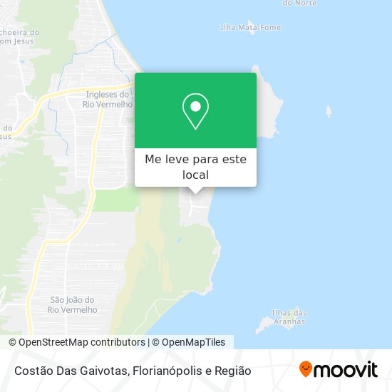 Costão Das Gaivotas mapa